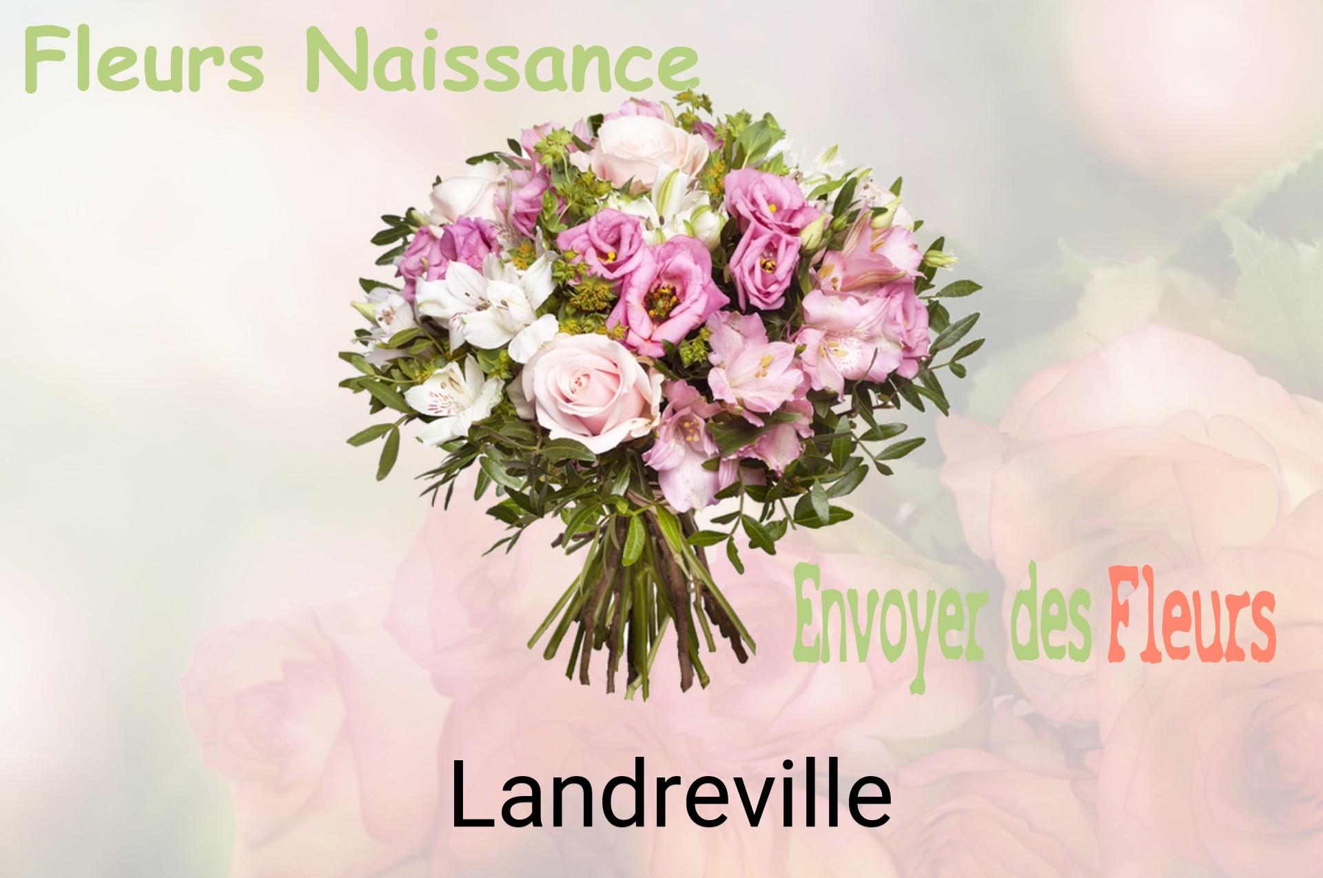 Bouquet de fleurs de naissance livré à Landreville